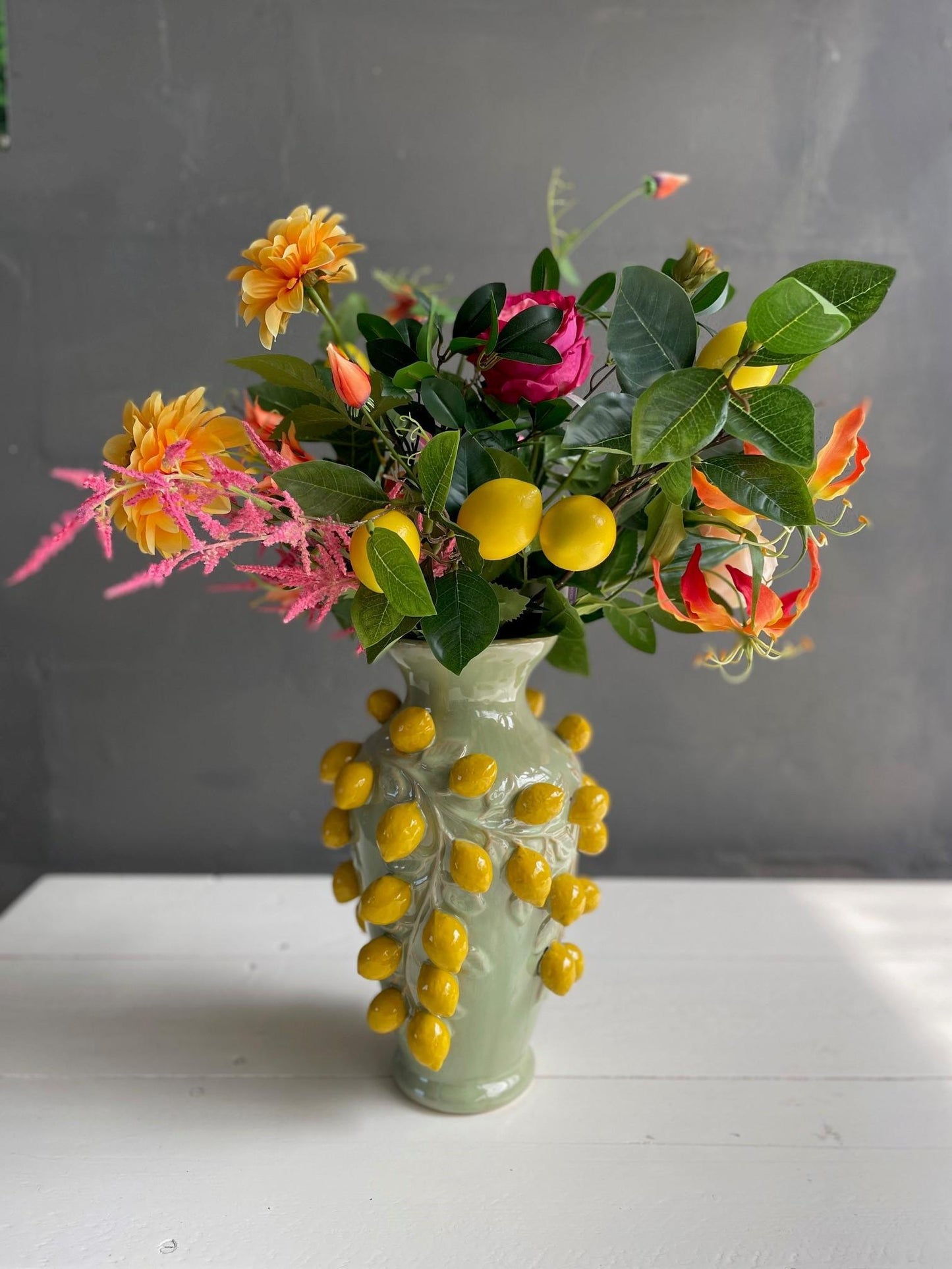 Kunstboeket - L - Happy Vibes - 80cm