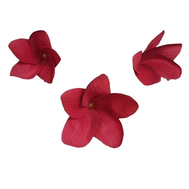 100Pcs Silk Frangipane Frangipani Flower Heads 6Cm 9Cm Artificial Tropical Hibiscus Flower Heads