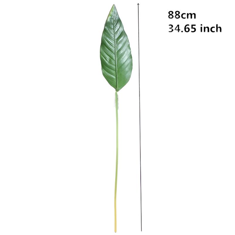 Artificial Orchid Simulated Banana Leaf Fake Plants Flower Arrangement Materials Wedding Home Party Holiday Decor Accessories