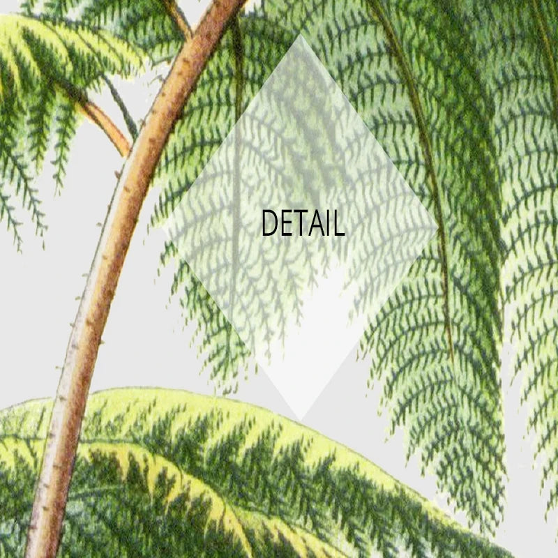 Custom Photo Wallpaper 3D Green Tropical Plant Leaves Mural Living Room Dining Room Background Wall Painting Papel De Parede 3 D