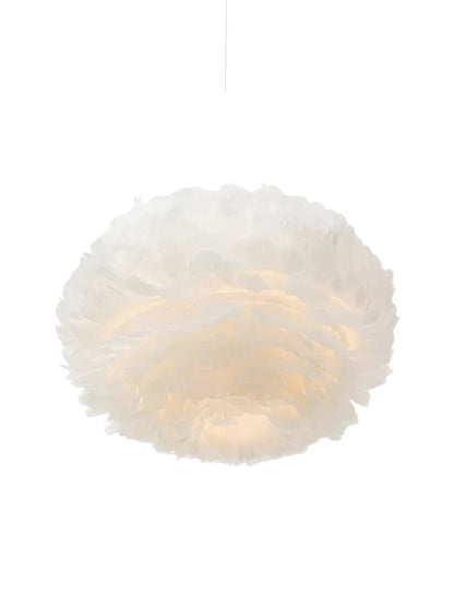 Feather Ceiling Lamp - White