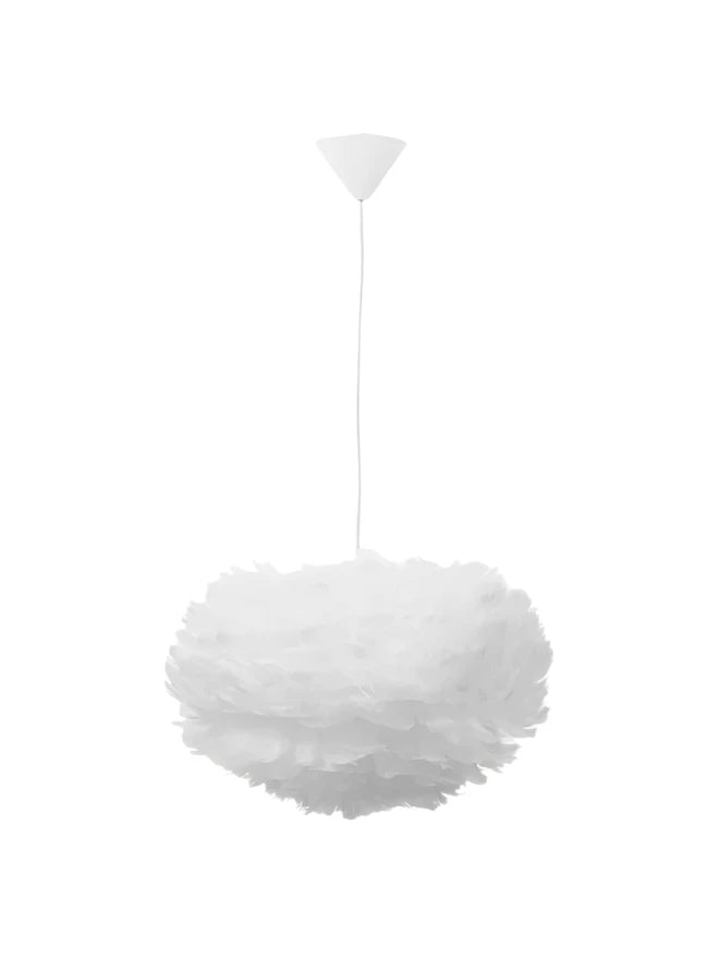 Feather Ceiling Lamp - White