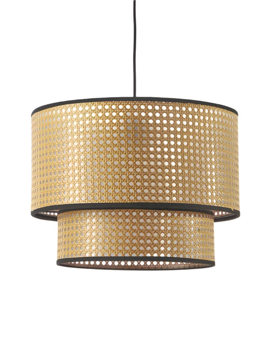 Viennetta Weave Pendant Lamp - Light Brown