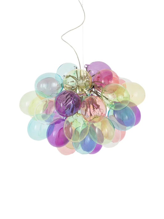 Oval Glass Globe Pendant Lamp - MultiColor