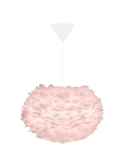 Feather Ceiling Lamp - Pink