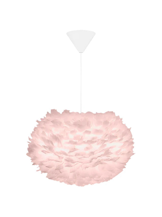 Feather Ceiling Lamp - Pink