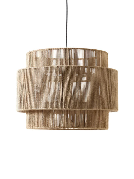 Cecilly Jute Pendant Lamp - Light Brown