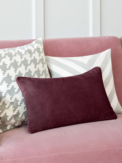 Small Cushion Cover Donna - Plum