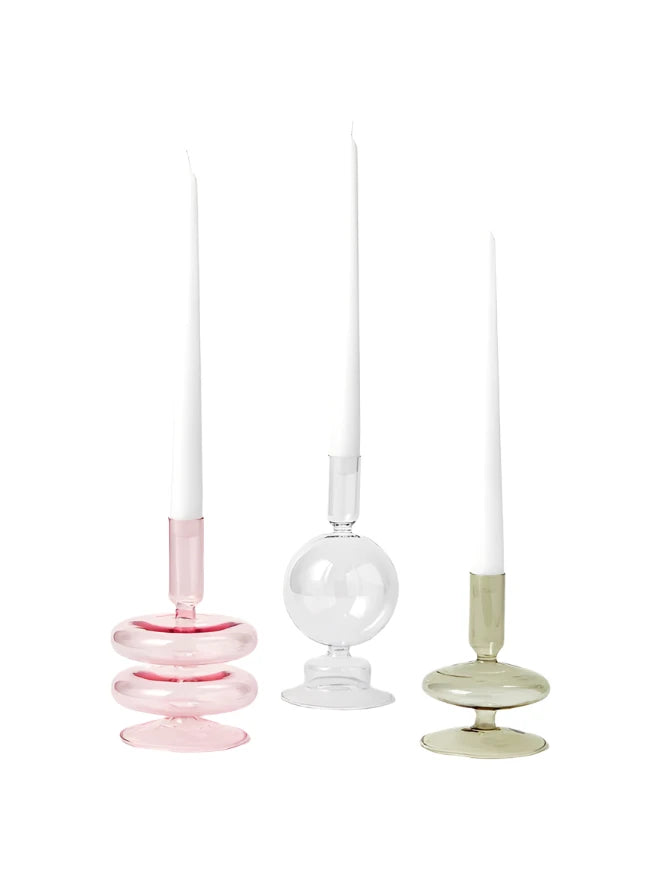 Set of 3 Cloe Candle Holders