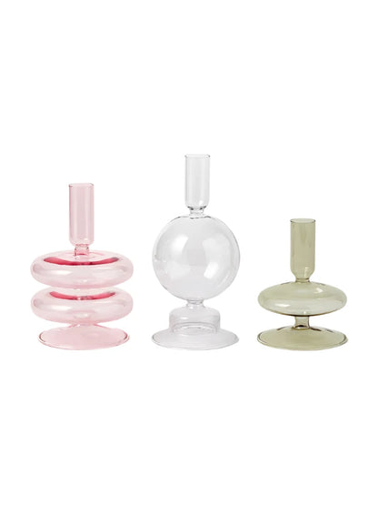 Set of 3 Cloe Candle Holders