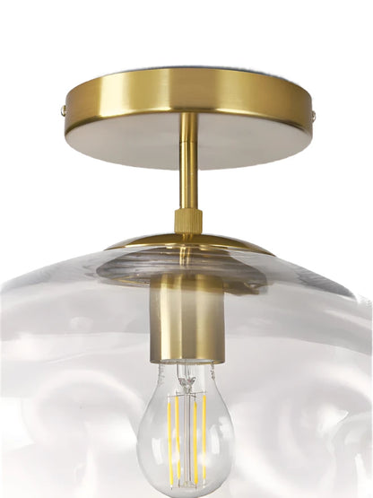 Amour Ceiling Light - Gold Transparent