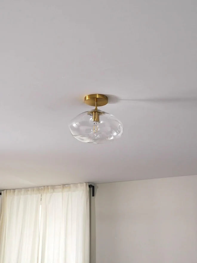 Amour Ceiling Light - Gold Transparent