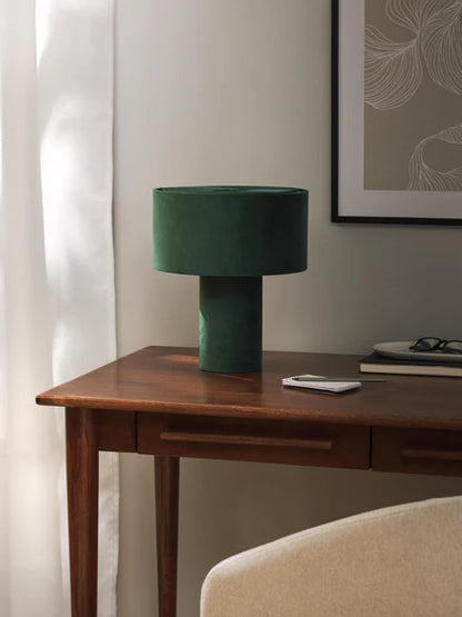 Table Lamp Rhona - Velvet Dark Green