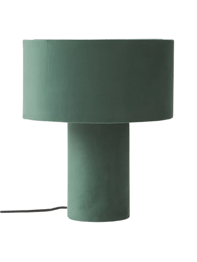 Table Lamp Rhona - Velvet Dark Green