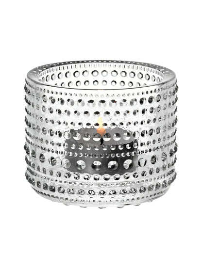 Dewdrop Glow Tropical Candle Holder - Clear