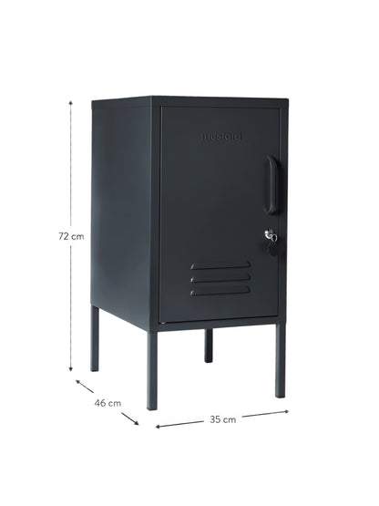 Shortie Metal Nightstand - Anthracite