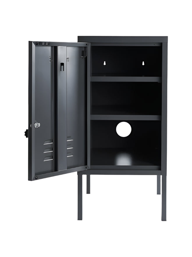 Shortie Metal Nightstand - Anthracite