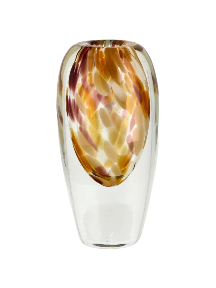 Olea Mouth-Blown Glass Vase - H 21 cm