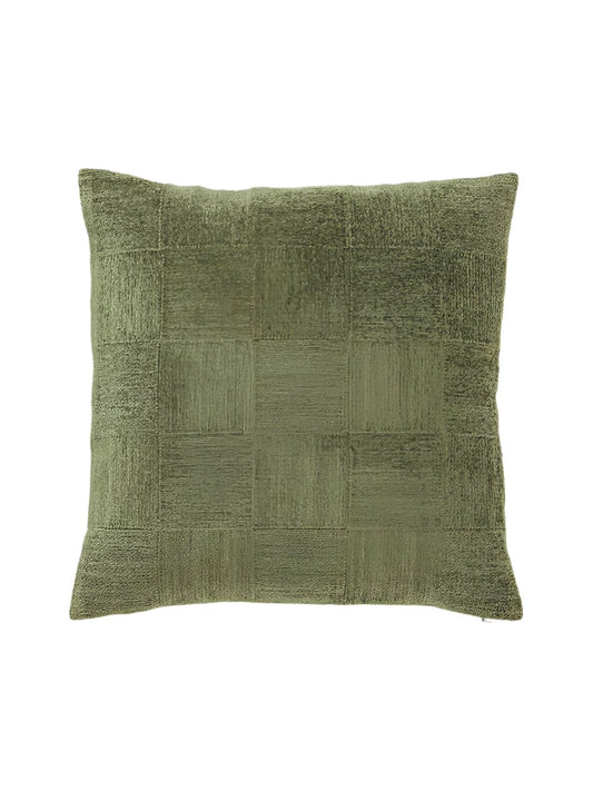 Cushion Cover Chenille - Olive Green