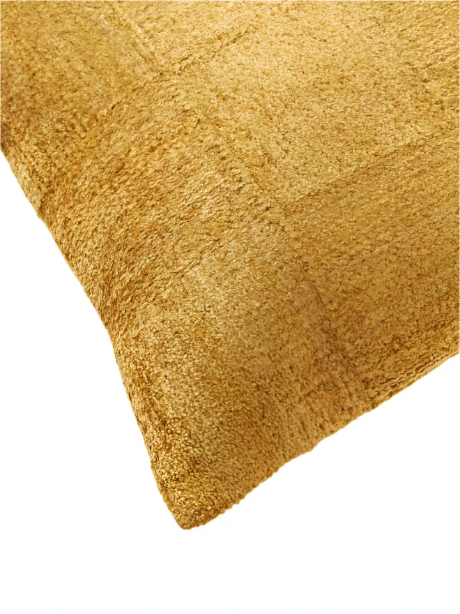 Cushion Cover Chenille - Mustard Yellow