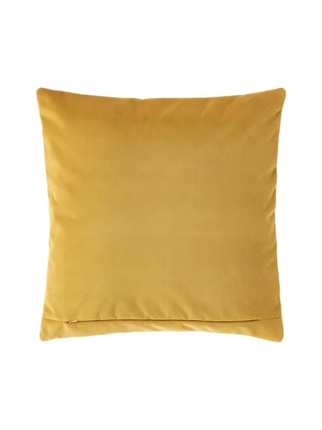 Visma Abstract Cushion Cover - Mustard Yellow