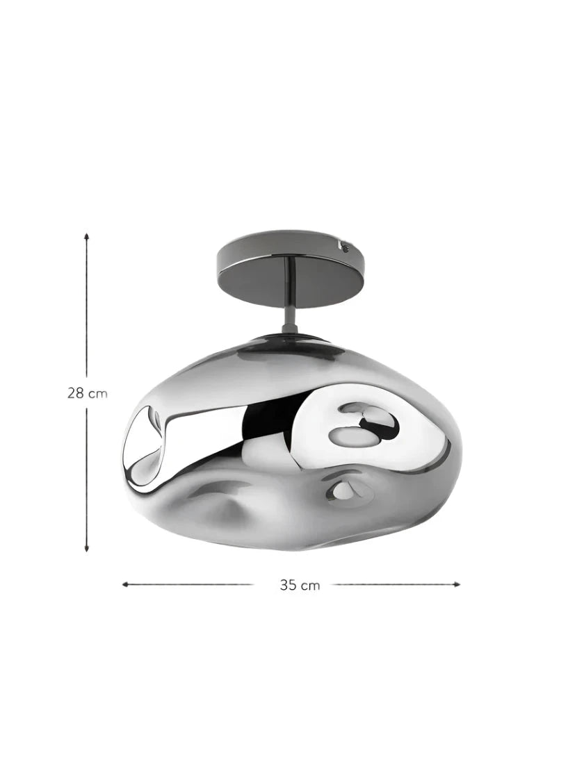 Amour Ceiling Light - Chrome Finish