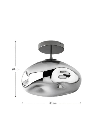 Amour Ceiling Light - Chrome Finish