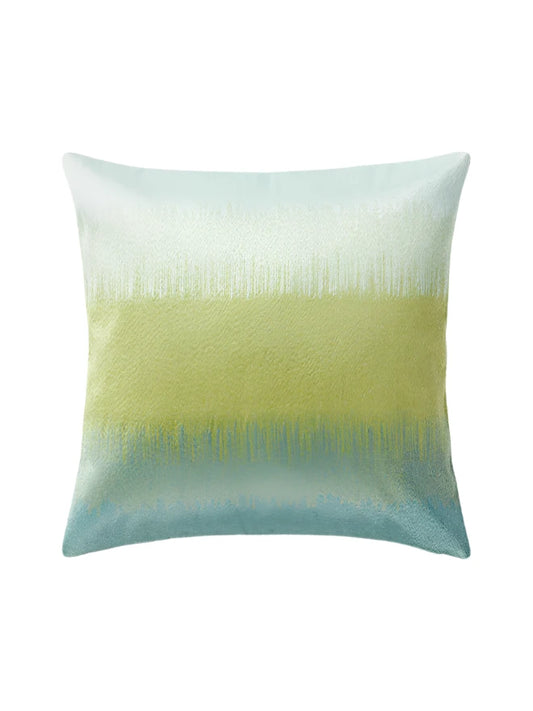 Embroidered Shelby Cushion Cover - Green