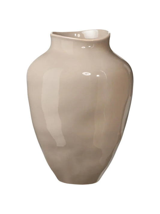 Letitia Handmade Vase - Beige - H 41 cm