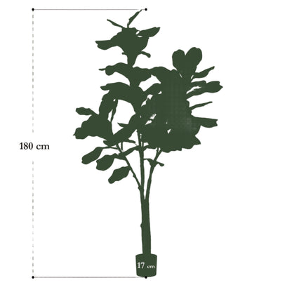 Artificial Tree - Ficus Lyrata - Tabacco Tree - 100 cm up to 180 cm