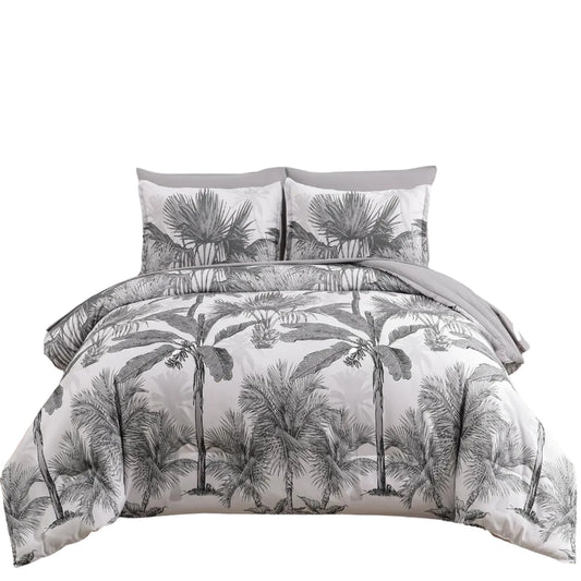 Bed Cover Set Magica III - Black & White