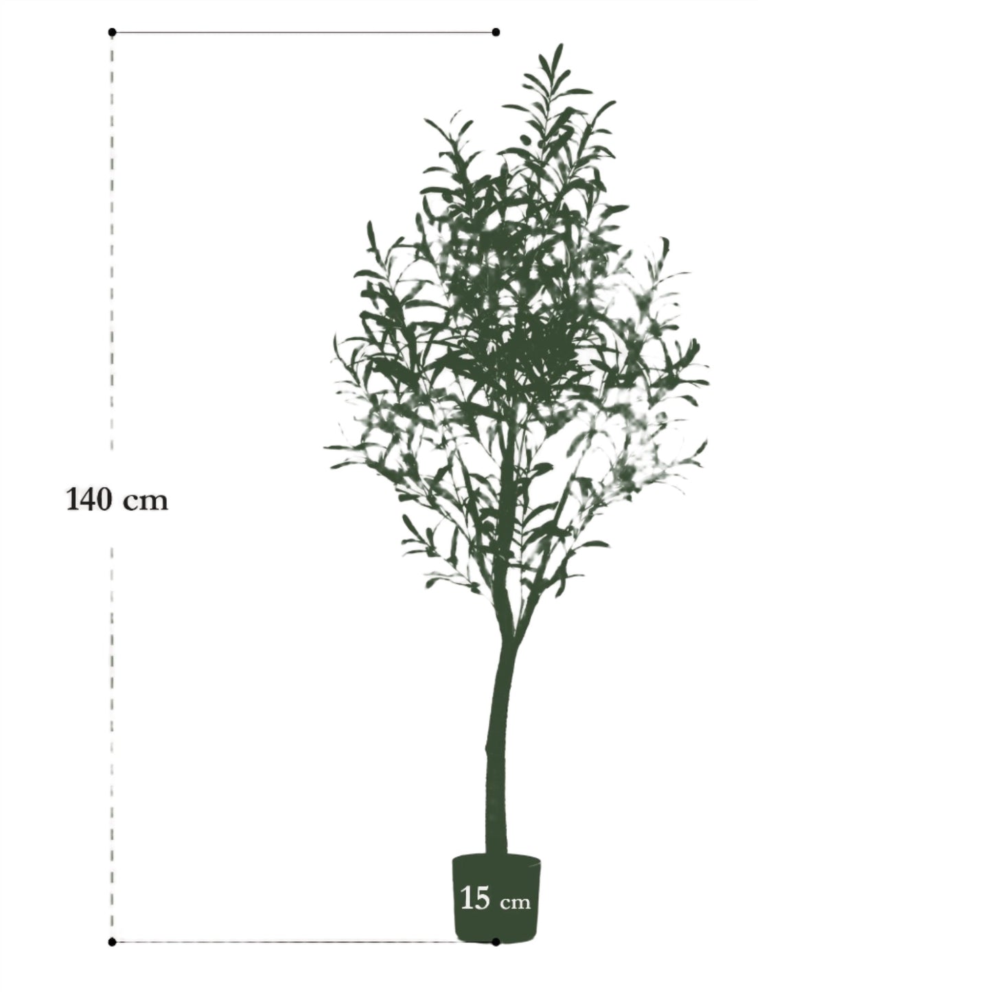 Artificial Tree - Olea Europaea - Olive tree - 115 cm up to 180 cm