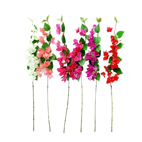 Plum Blossom Simulation Flower 78Cm Bougainvillea Silk Fake Artificial Flower Wedding Living Room Home Decor Floral Arrangement