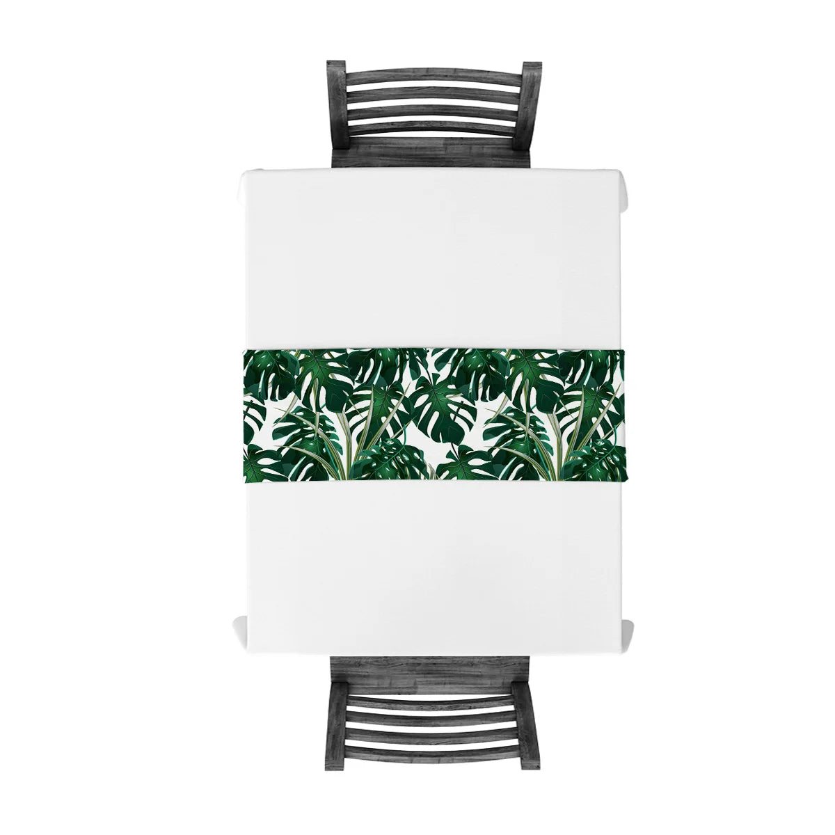 Tropical Leaves Monstera Table Runner for Home Wedding Banquet Festival Party Hotel Placemat Coasters Home Decoration