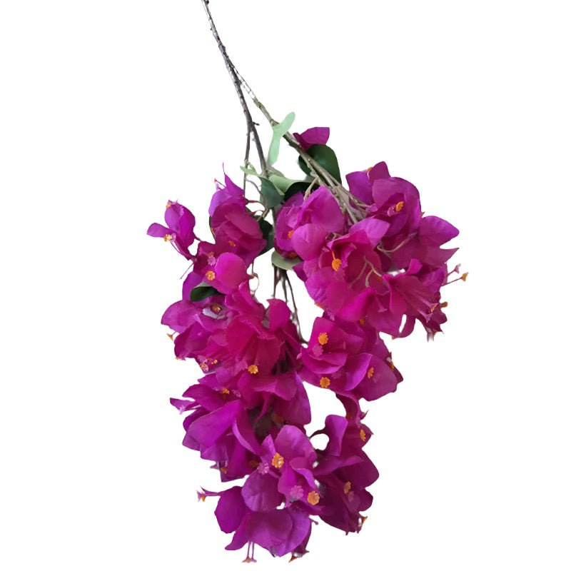 90Cm 70 Heades 8 Leaves Artificial Flowers Bougainvillea for Wedding House Garden Decorative Simulation Fake Plum Flower