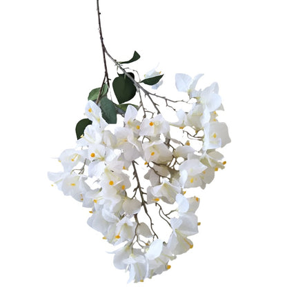 90Cm 70 Heades 8 Leaves Artificial Flowers Bougainvillea for Wedding House Garden Decorative Simulation Fake Plum Flower