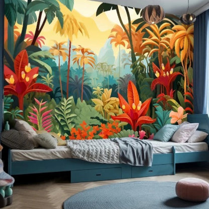 3D Wallpaper Cartoon Children'S Room Kindergarten Dream Forest Living Room TV Sofa Bedroom Backdrop Home Decor Fresco Poster