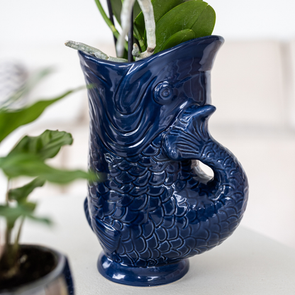 Planter Fish  - Blue - Ø9cm