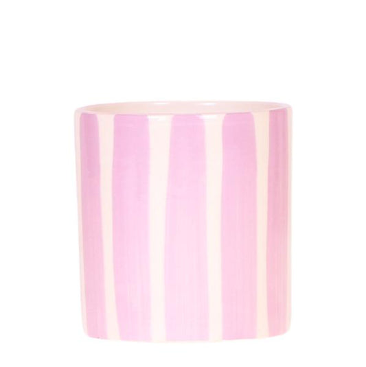 Geschilderde streep - Roze - 9 cm