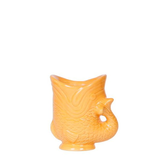 Vis Decoratieve Pot - Oranje - 6cm