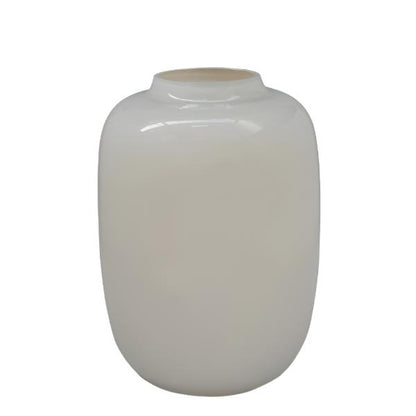 Arctic Ivory -Glass Vase - M - H35 W25