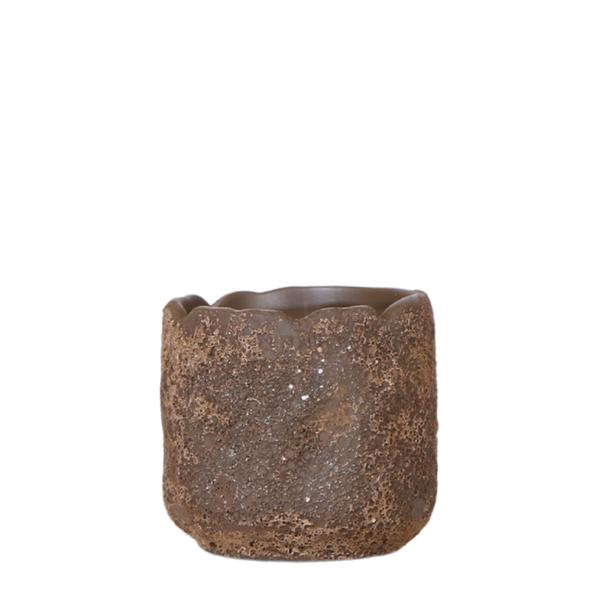 Maan Decoratieve Pot - Bruin - 6cm