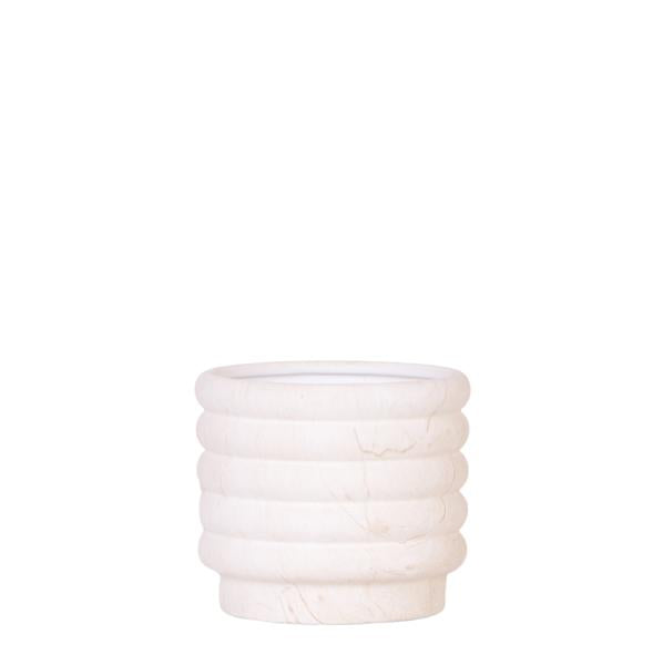 Marble pot - Light - 12cm