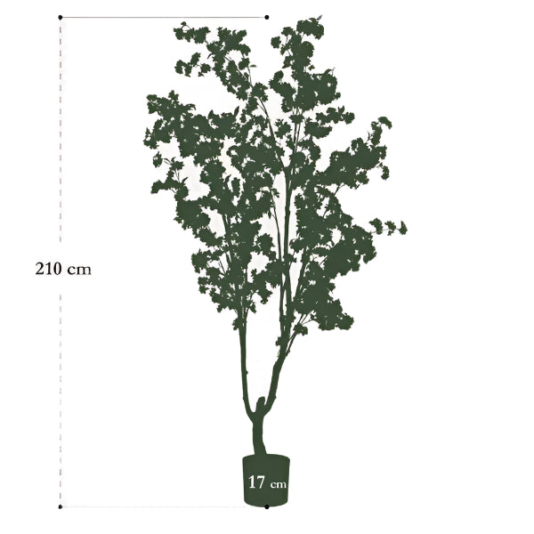 Planta Artificial Prunus Rosa – 210 cm