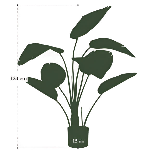 Planta artificial – Strelitzia Nicolai – Ave del paraíso – 120 cm