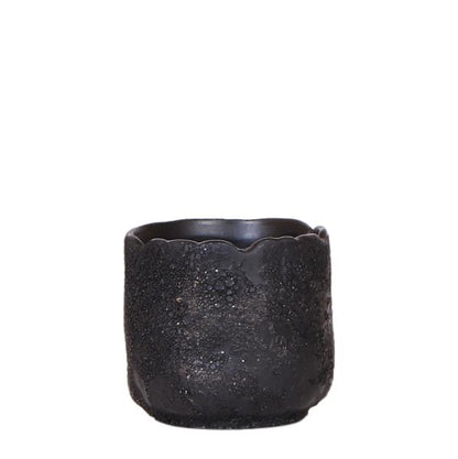 Maan Decoratieve Pot - Zwart - 6cm