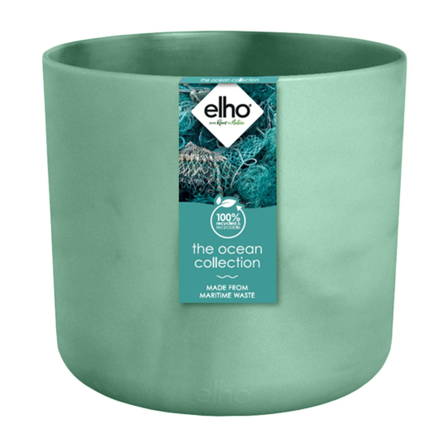 Elho Pot Ocean Rond Pacific Groen - D14 x H13