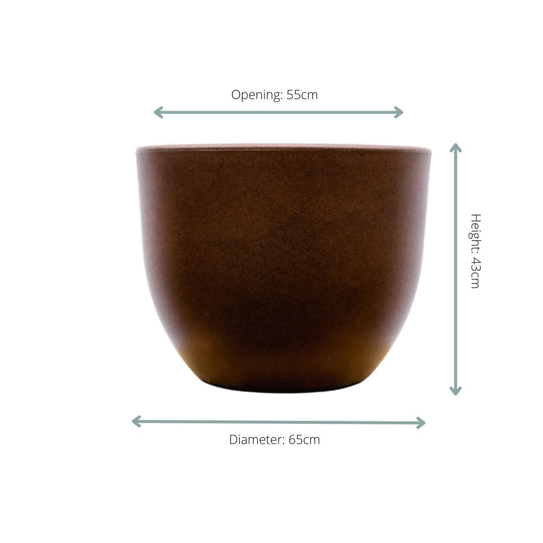 Eggy Bronzen Pot - D65 x H51