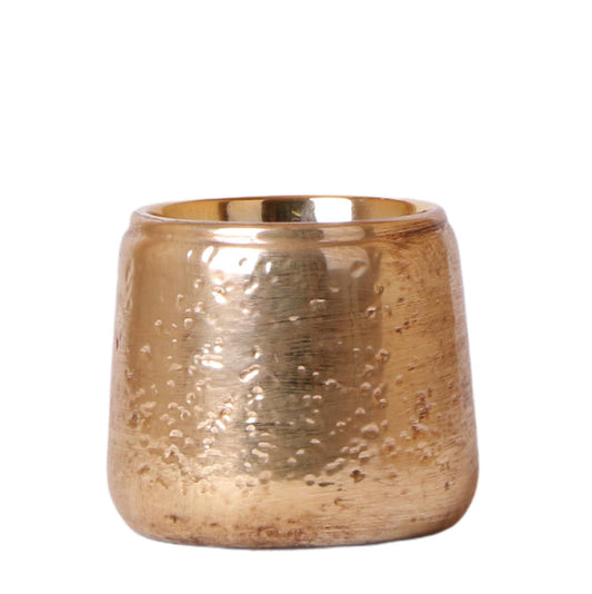 Luxe Gouden Keramische Decoratieve Pot - Maat 9cm