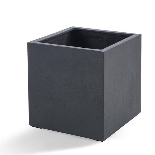 Grigio Cube Antraciet Grijs Pot - D60 x H60